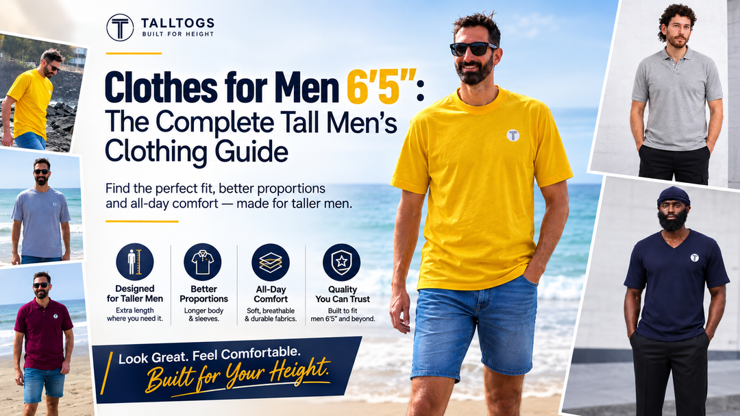 Clothes for Men 6'5": The Complete Tall Men's Clothing Guide