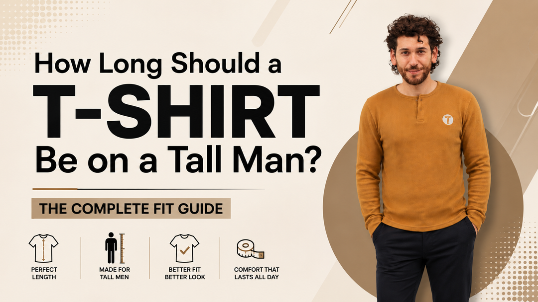How Long Should a T-Shirt Be on a Tall Man? The Complete Fit Guide