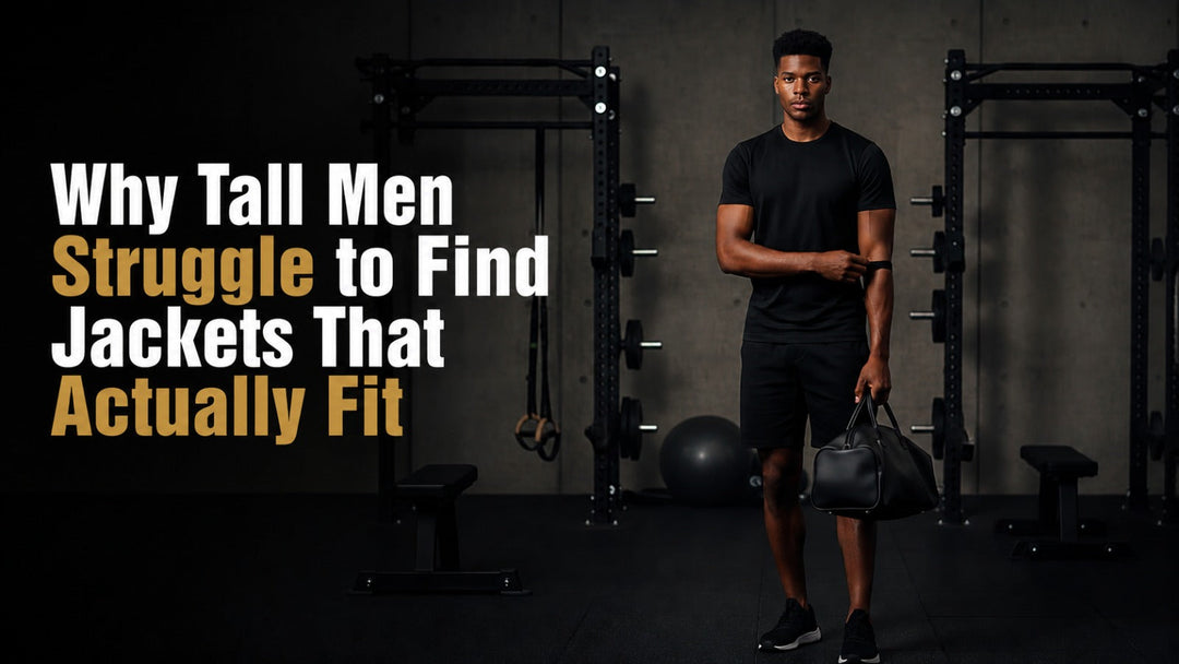 Why Tall Men Struggle to Find Jackets That Actually Fit