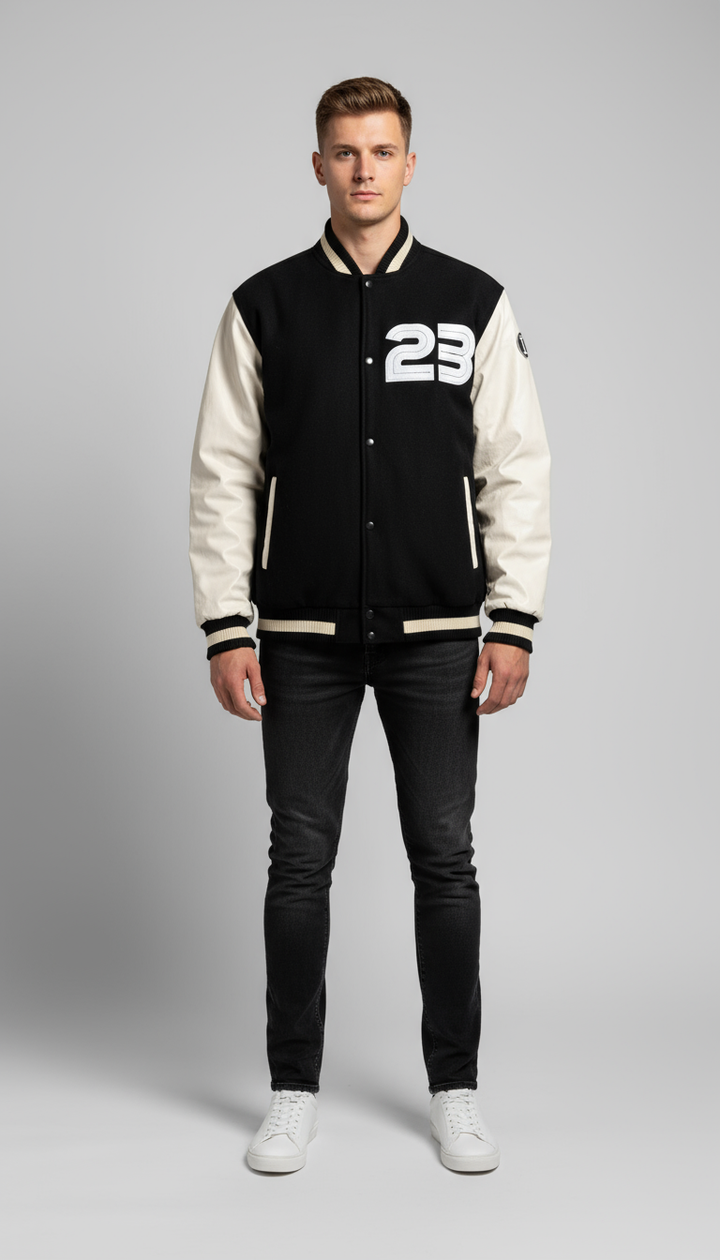 Clove Varsity Leather Wool