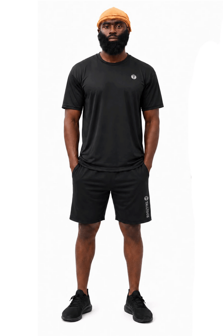 Poplar Gym Tee Black