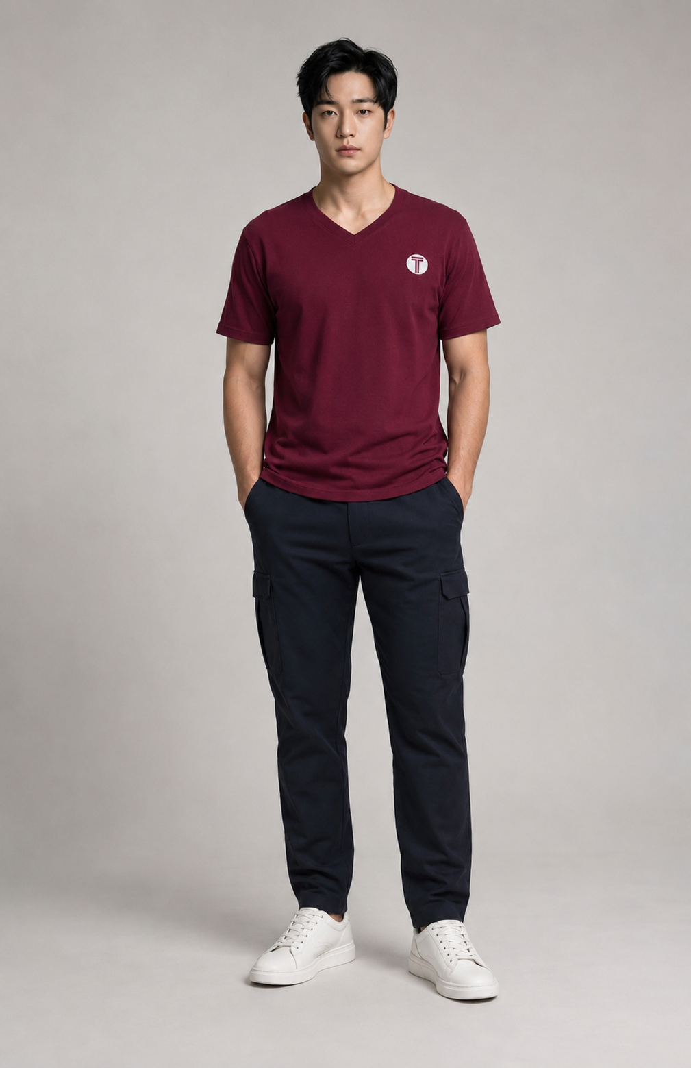 BARK V NECK TEE