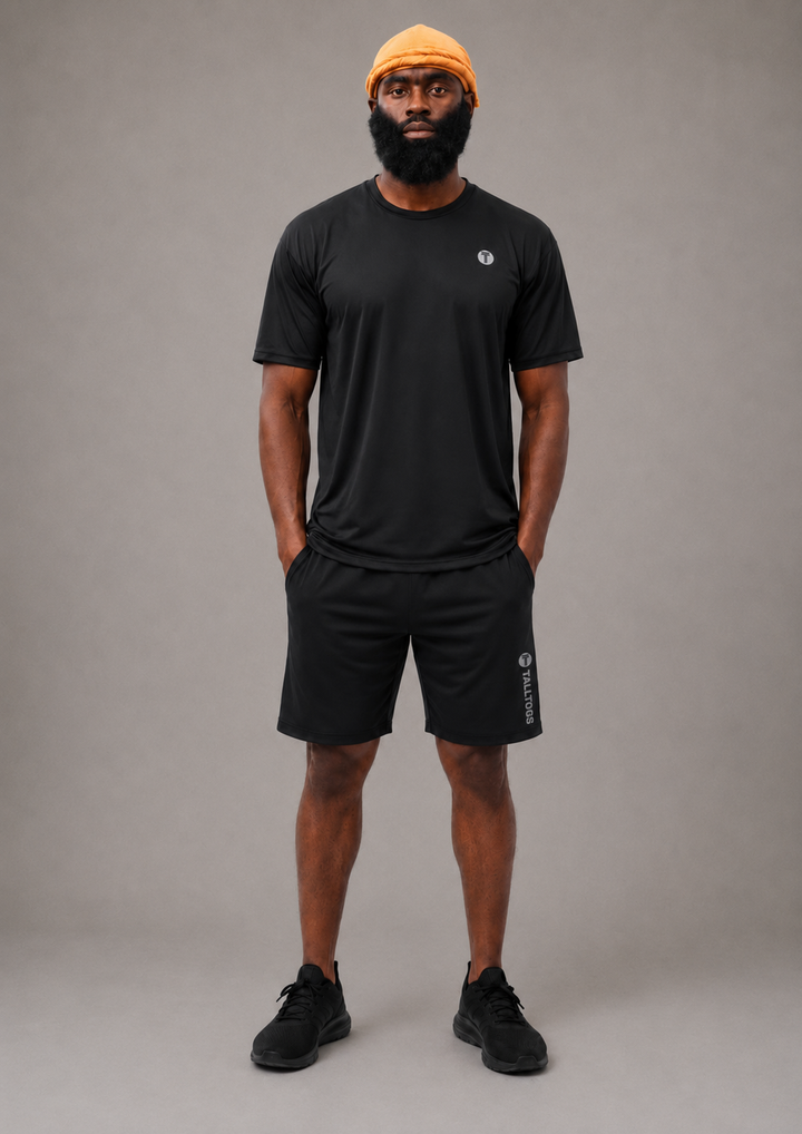 Poplar Gym Tee Black